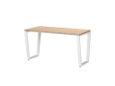 Стол прямой на U-образных опорах 1400x700x750 RM003-14x7 Вяз Швейцарский светлый/Белый