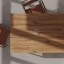 Журнальный стол с полкой 1100x800x550 RM182-11x8 Дуб Юстус/Черный