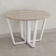 Круглый стол на U-образных опорах 1200x1200x750 RM188-12x12 Дуб Маувелла/Белый