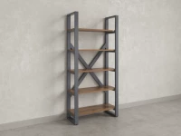 Стеллаж, 5 уровней 900x370x1920 RM131-90x37 Дуб Юстус/Серый