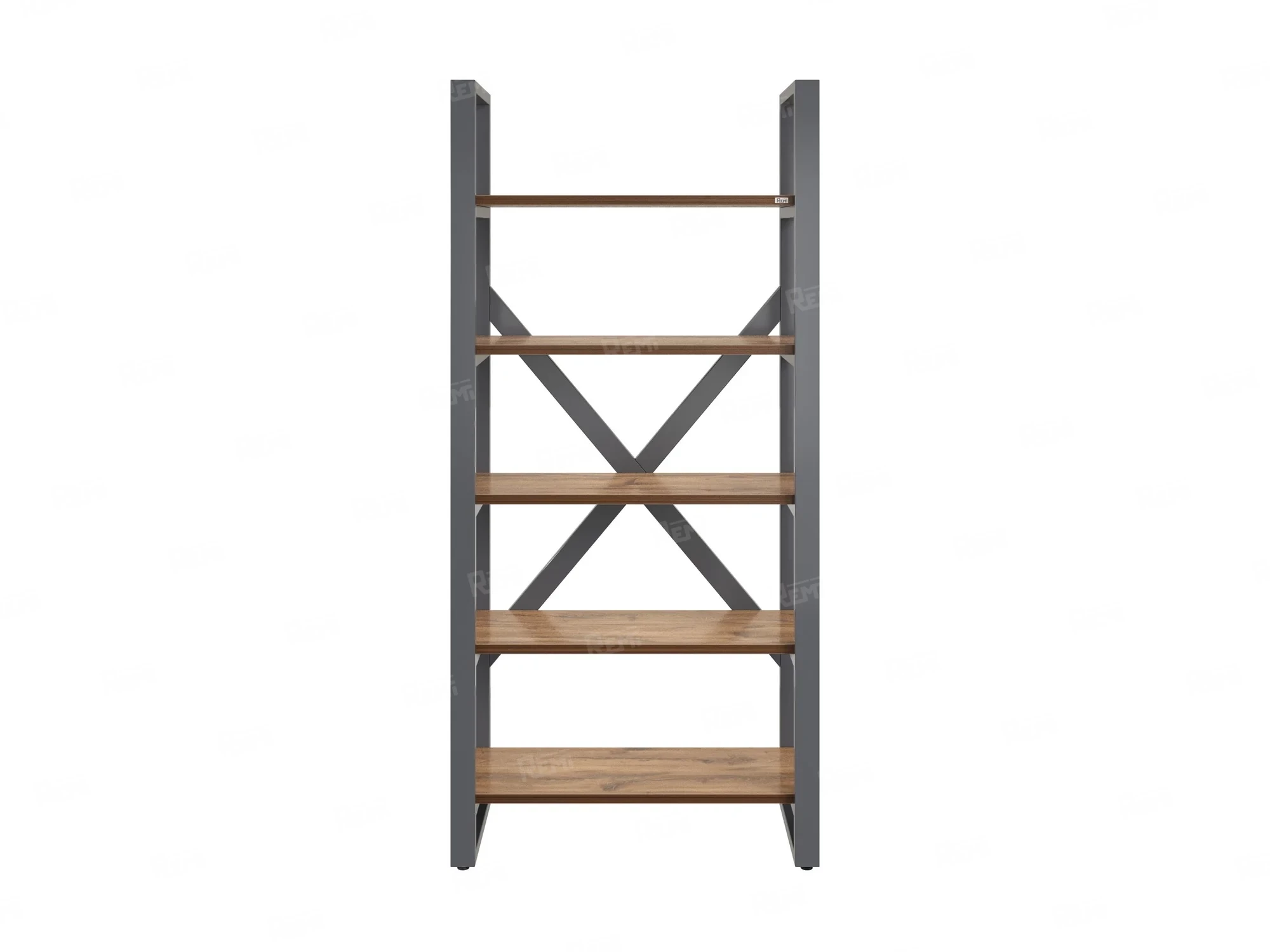 Стеллаж, 5 уровней 900x370x1920 RM131-90x37 Дуб Юстус/Серый