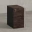 Тумба приставная, 4 ящика 400x800x750 RM121-40x80 Дуб Апрельский шоколад/Черный