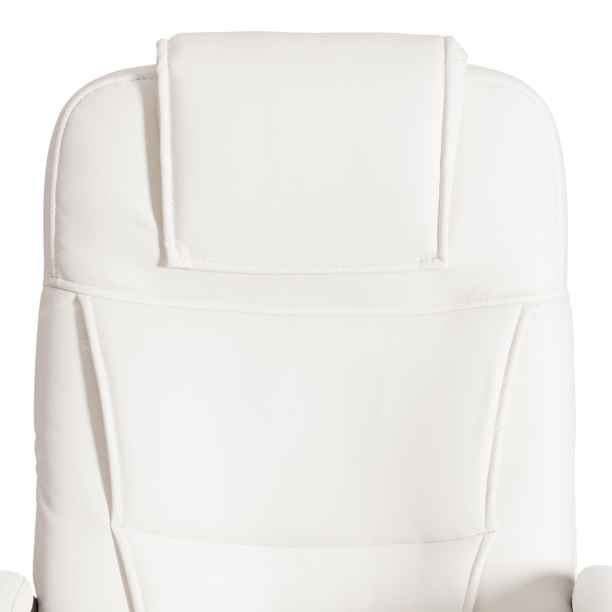 Кресло BERGAMO хром Белый/Белый, Экокожа (арт. 19400)