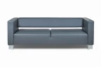 Диван ГОРИЗОНТ на 3 места цвет Голубой-серый