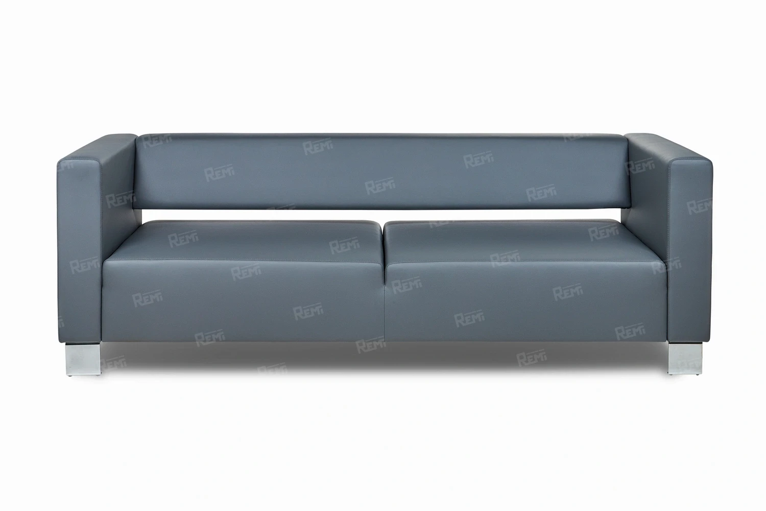 Диван ГОРИЗОНТ на 3 места цвет Голубой-серый