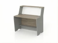 BRL RB083-120х82 Модуль прямой с вырезом, высокий 1200х822х1175 Шорвуд/Серый вулканический