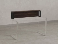 Надстройка для стола 1600x200x300 RM208-160x40 Дуб Апрельский Шоколадный/Черный