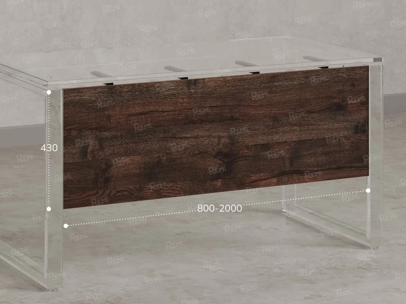 Нижний подвесной ЛДСП экран 1000x16x430 RM202-100x43 Дуб Апрельский