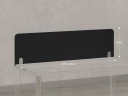 Экран-перегородка тканевый 1200x16x400 RM207-120x40 Черный