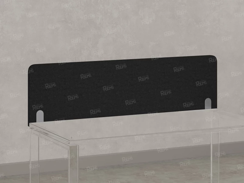 Экран-перегородка тканевый 1200x16x400 RM207-120x40 Черный