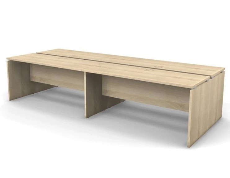 Двухсторонняя станция RE014 316x163x75 см Акация светлый/Акация светлый, Серия Еврова | Europe