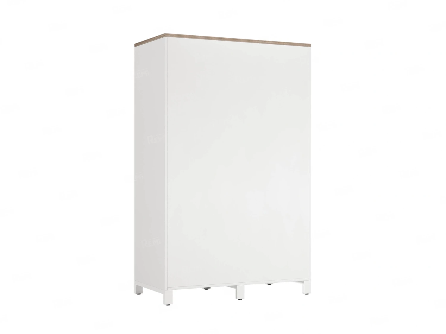 Шкаф-купе, штанга, 1 полка 1200x600x1900 RM163-90x60 Дуб Маувелла/Белый