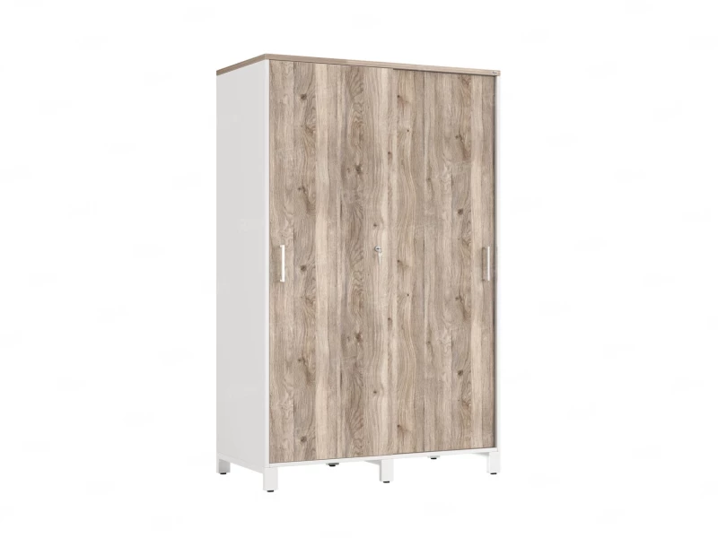 Шкаф-купе, штанга, 1 полка 1200x600x1900 RM163-90x60 Дуб Маувелла/Белый