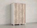 Шкаф-купе, штанга, 1 полка 1200x600x1900 RM163-90x60 Дуб Маувелла/Белый