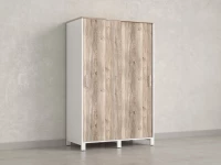 Шкаф-купе, штанга, 1 полка 1200x600x1900 RM163-90x60 Дуб Маувелла/Белый