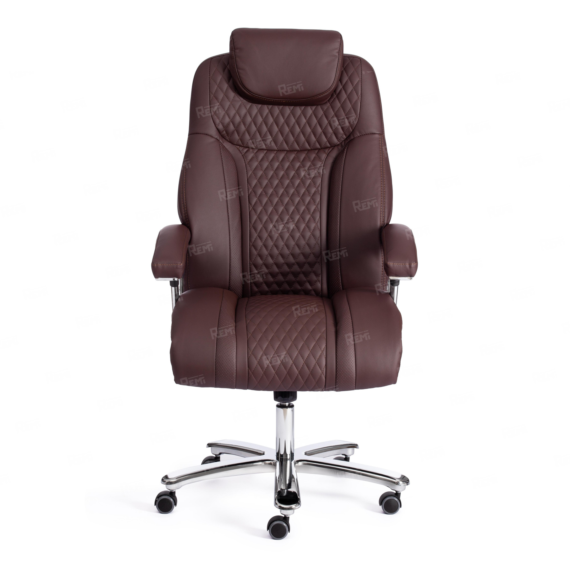 Кресло Trust (max) Коричневый/Коричневый, Экокожа (арт. 19890)