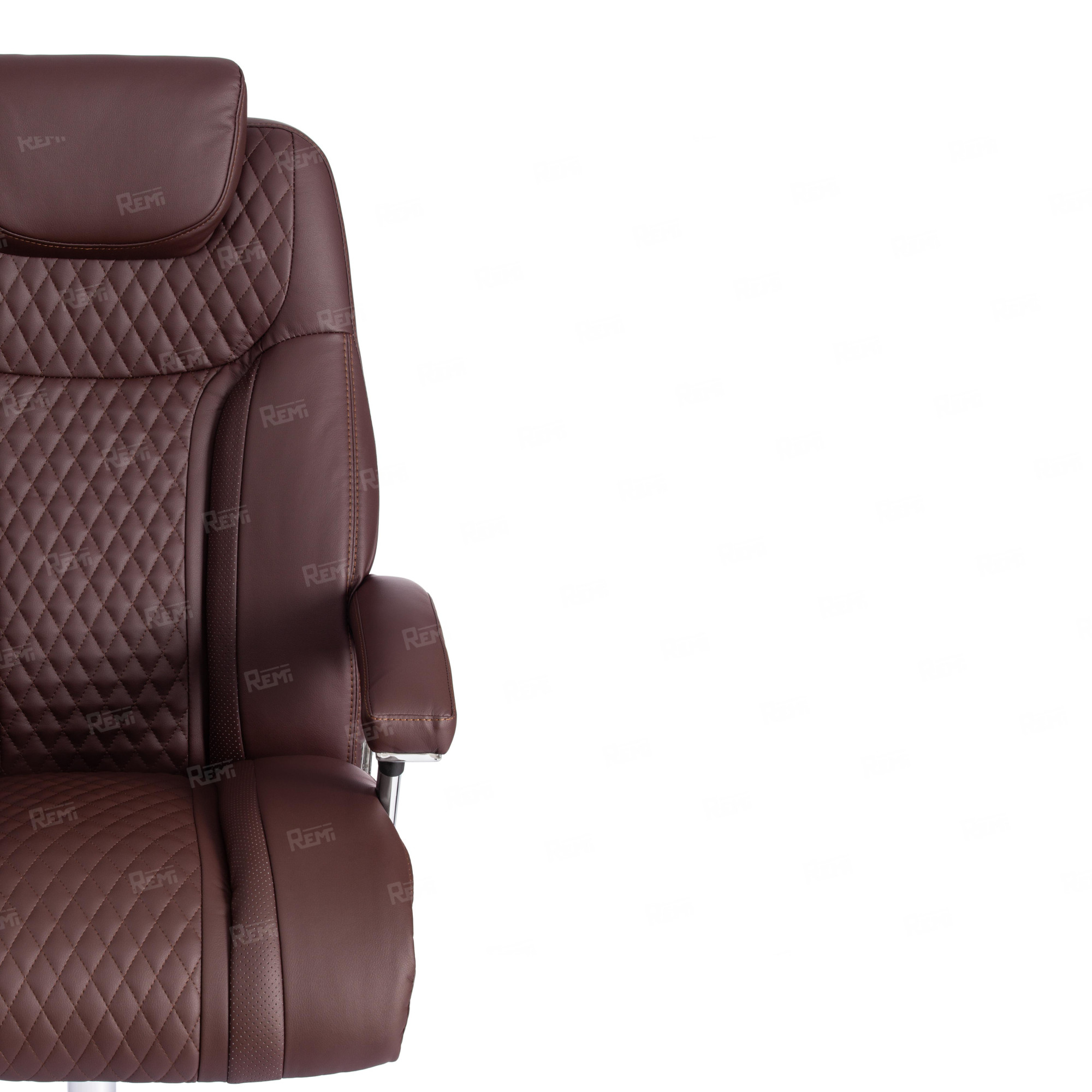 Кресло Trust (max) Коричневый/Коричневый, Экокожа (арт. 19890)