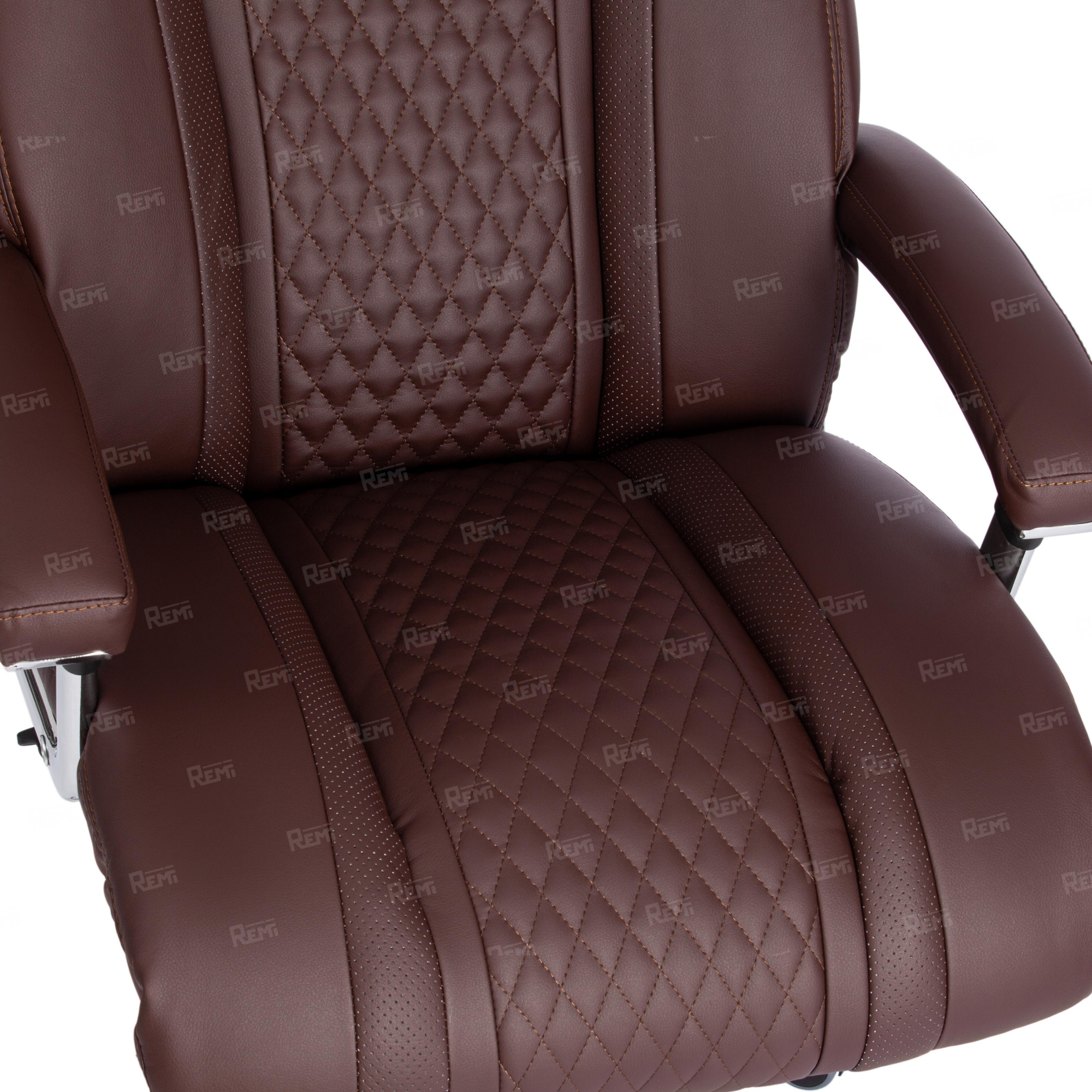 Кресло Trust (max) Коричневый/Коричневый, Экокожа (арт. 19890)