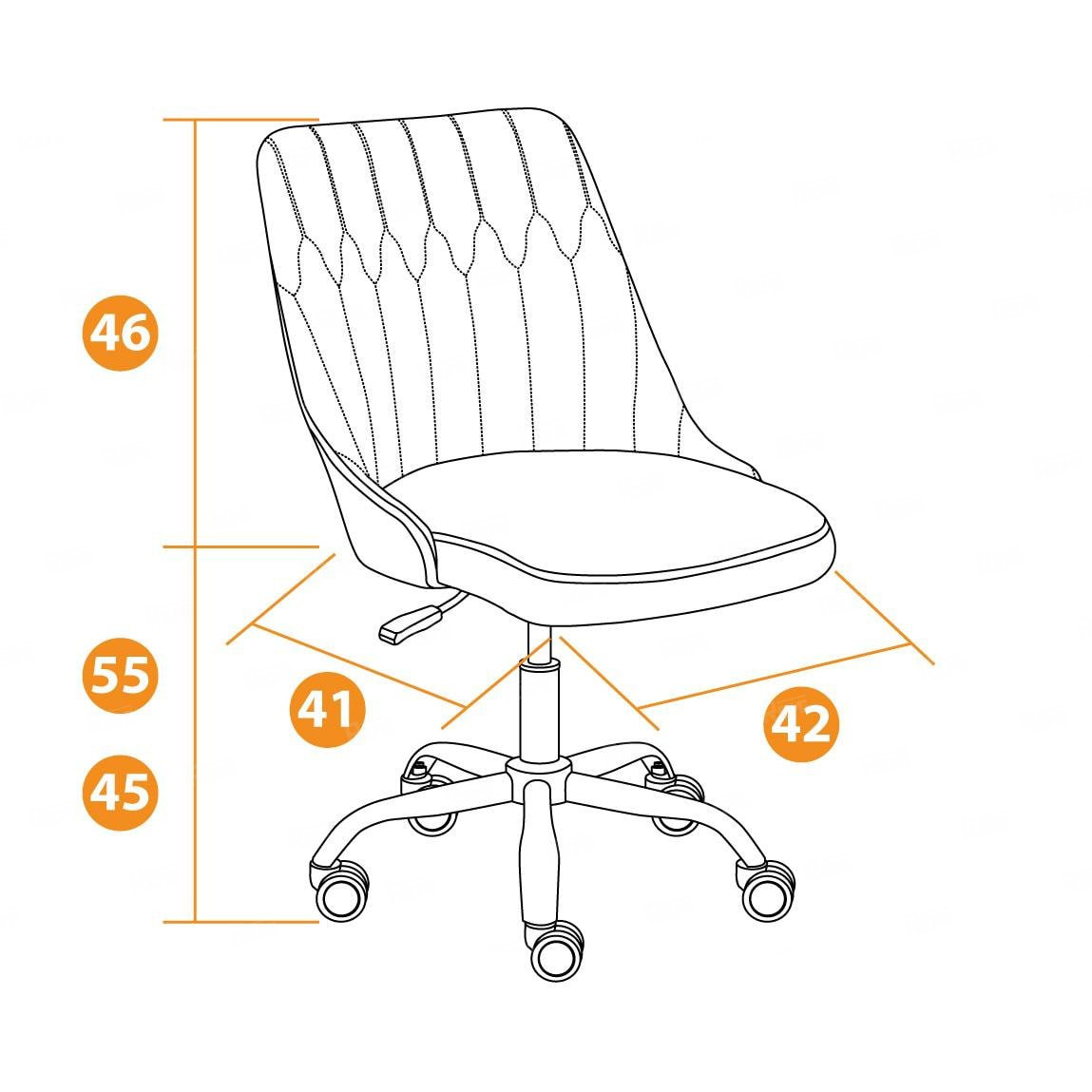 Кресло SWAN Синий/Синий, Флок (арт. 15333)
