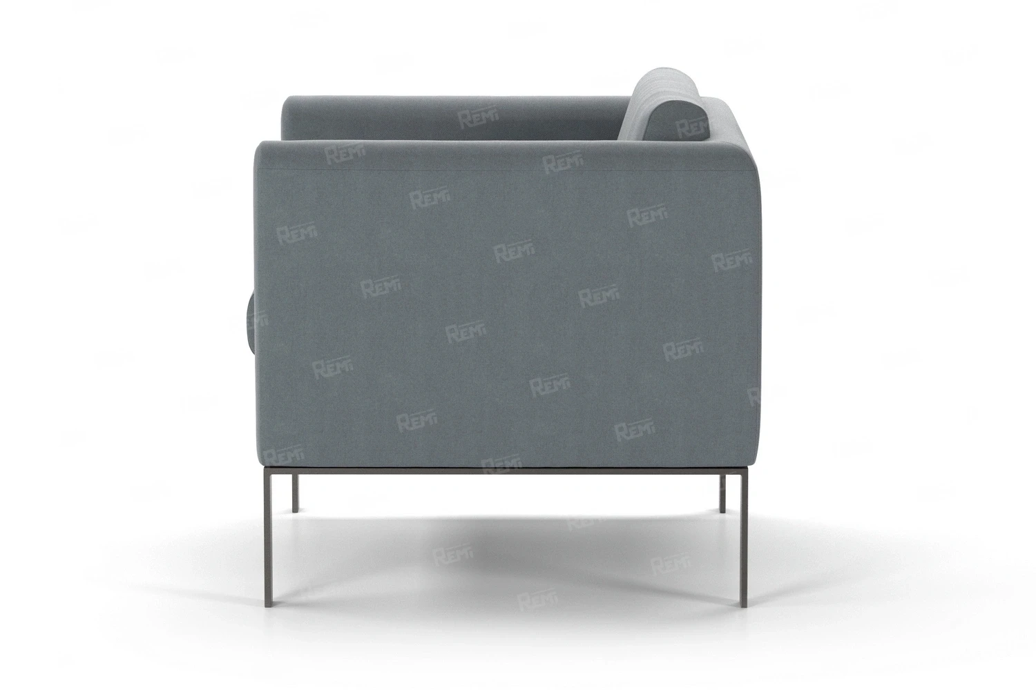 Кресло МОДЕРН на 1 место цвет Серый