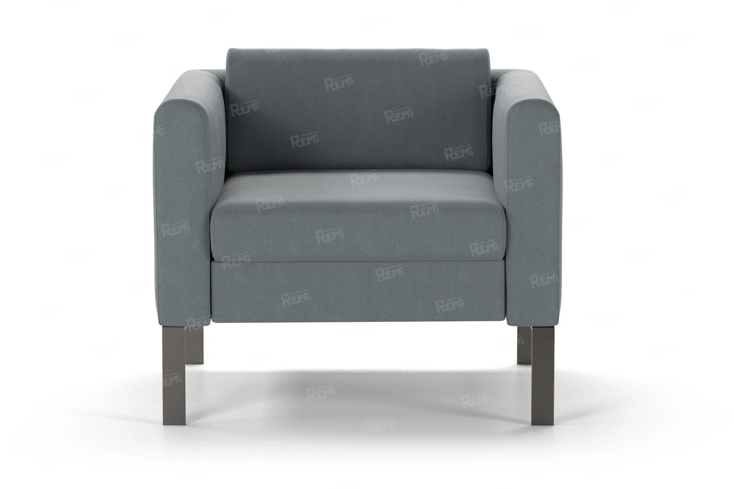 Кресло МОДЕРН на 1 место цвет Серый