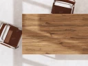 Стол прямой, подвесная тумба, ЛДСП экран, О-опора 1800x600x750 RM032-18x6 Дуб Юстус/Белый