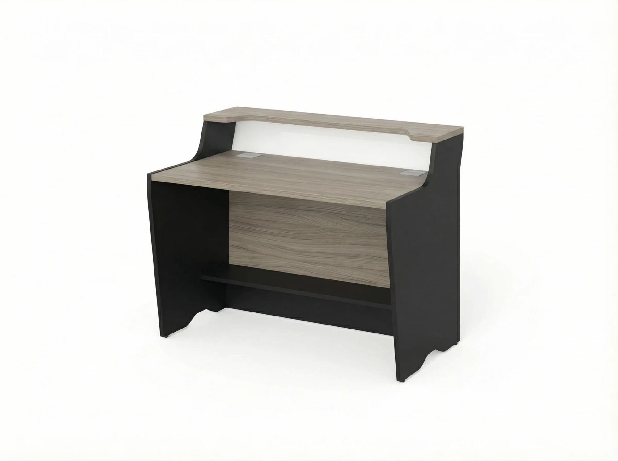 BRL RB081-120х75 Модуль прямой с вырезом, низкий 1200х748х960 Шорвуд/Черный