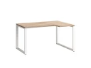 Стол угловой, О-опора, правый 1600x700/900x750, RM054-16x7-9 Дуб Маувелла/Белый
