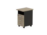 BRL RB091-45х58R Тумба приставная правая 450х580х740 Шорвуд/Черный