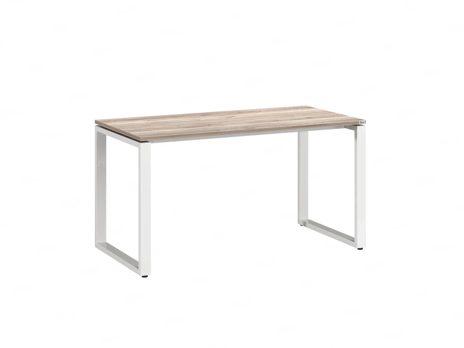 Стол прямой на O-образных опорах 1000x700x750 RM002-10x7 Дуб Маувелла/Белый
