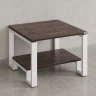 Журнальный стол с полкой 600x700x550 RM181-6x7 Дуб Апрельский шоколад/Белый