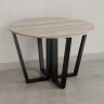 Круглый стол на U-образных опорах 1200x1200x750 RM188-12x12 Дуб Маувелла/Черный
