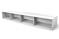 Двухсторонняя станция RE016 472x123x75 см Белый/Белый, Серия Еврова | Europe