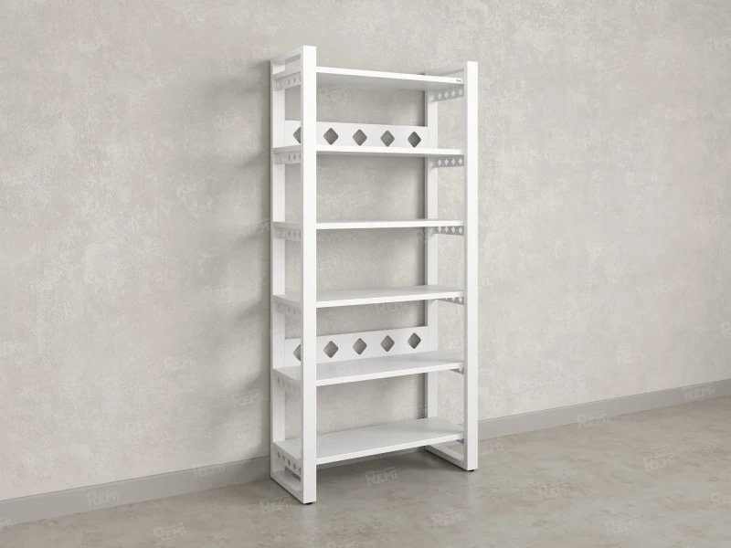 Стеллаж, 6 уровней 900x370x1920 RM132-90x37 Белый/Белый