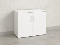 Шкаф низкий распашной, регулируемые опоры, 2 уровня 900x600x750 RM148-90x60 Белый/Белый