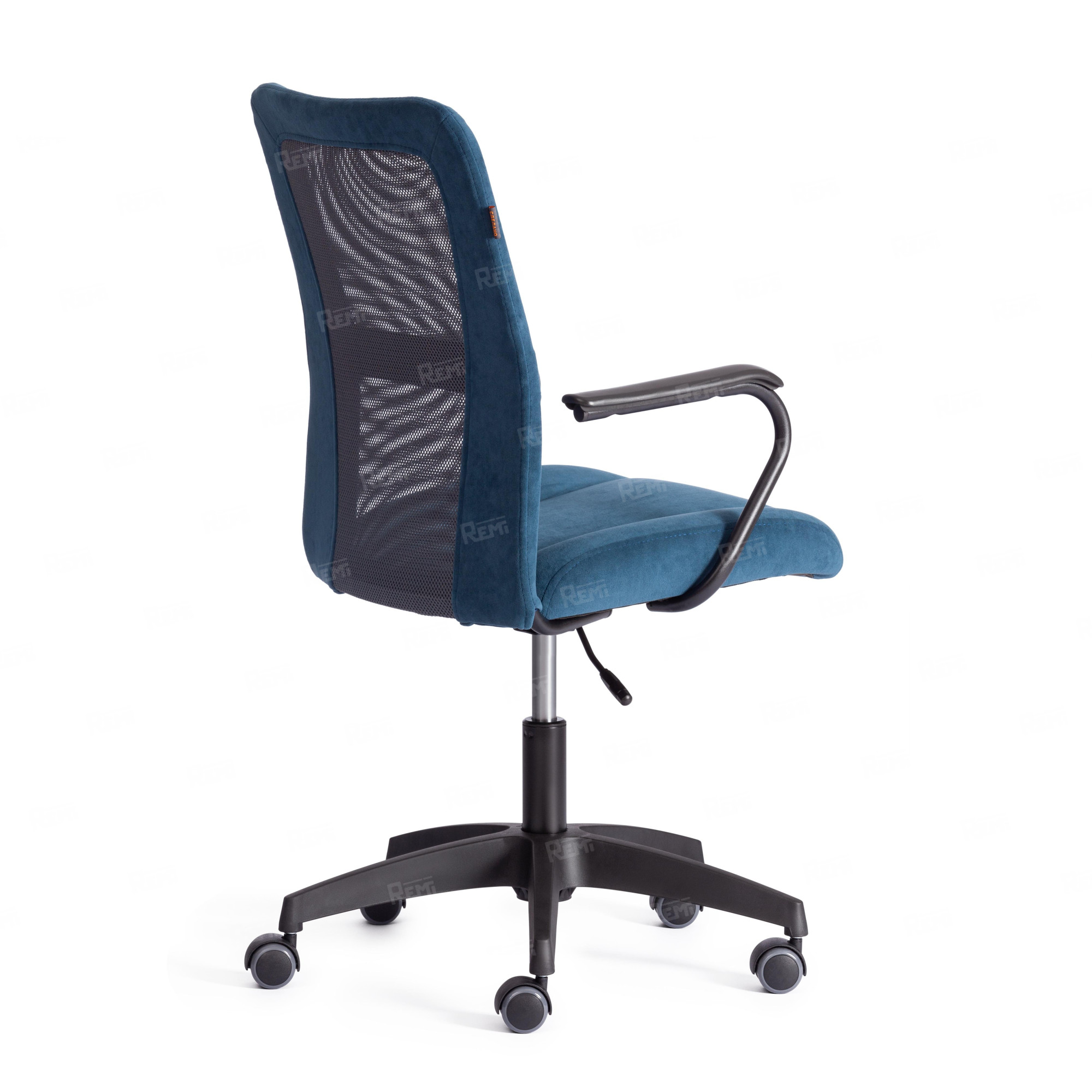 Кресло STAFF Серый/Синий, Флок (арт. 21452)