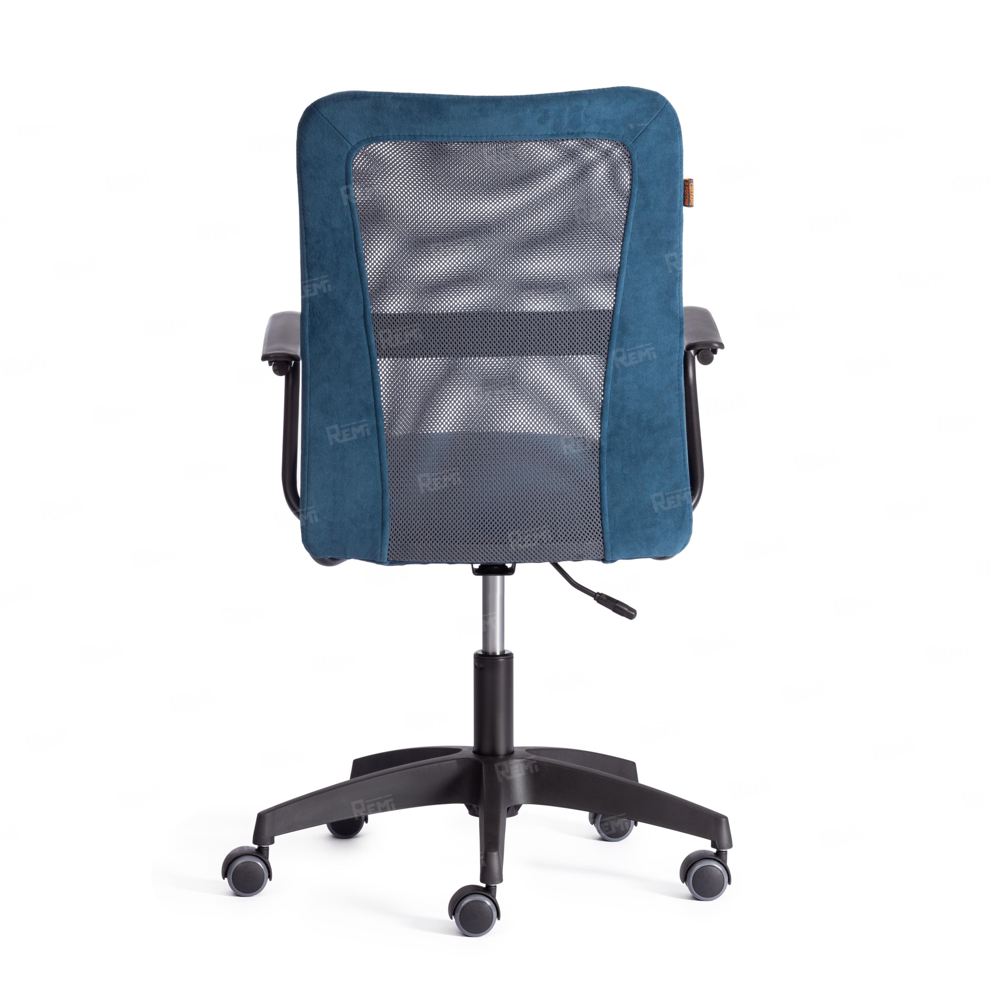 Кресло STAFF Серый/Синий, Флок (арт. 21452)