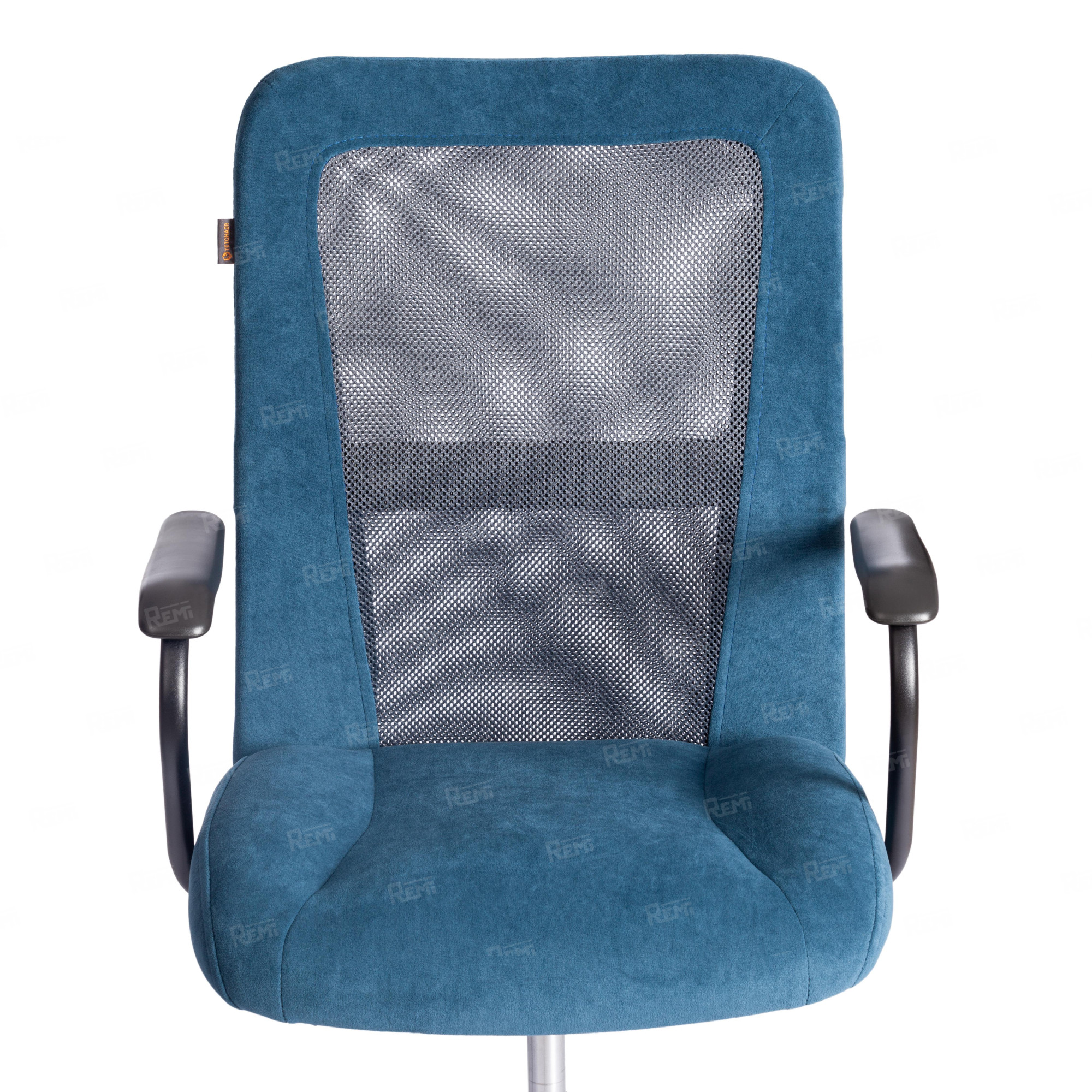 Кресло STAFF Серый/Синий, Флок (арт. 21452)