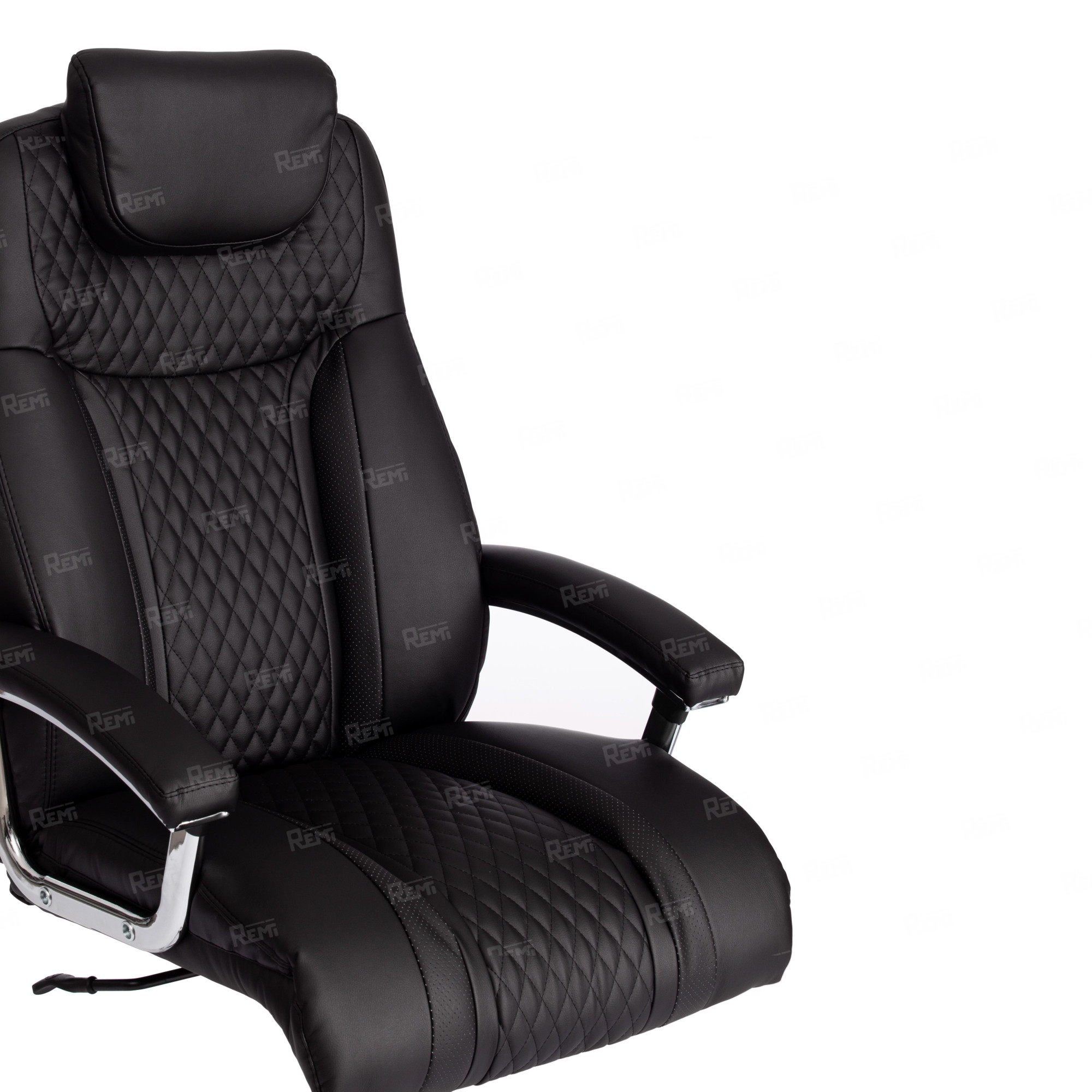 Кресло Trust (max) Черный/Черный, Экокожа (арт. 19891)