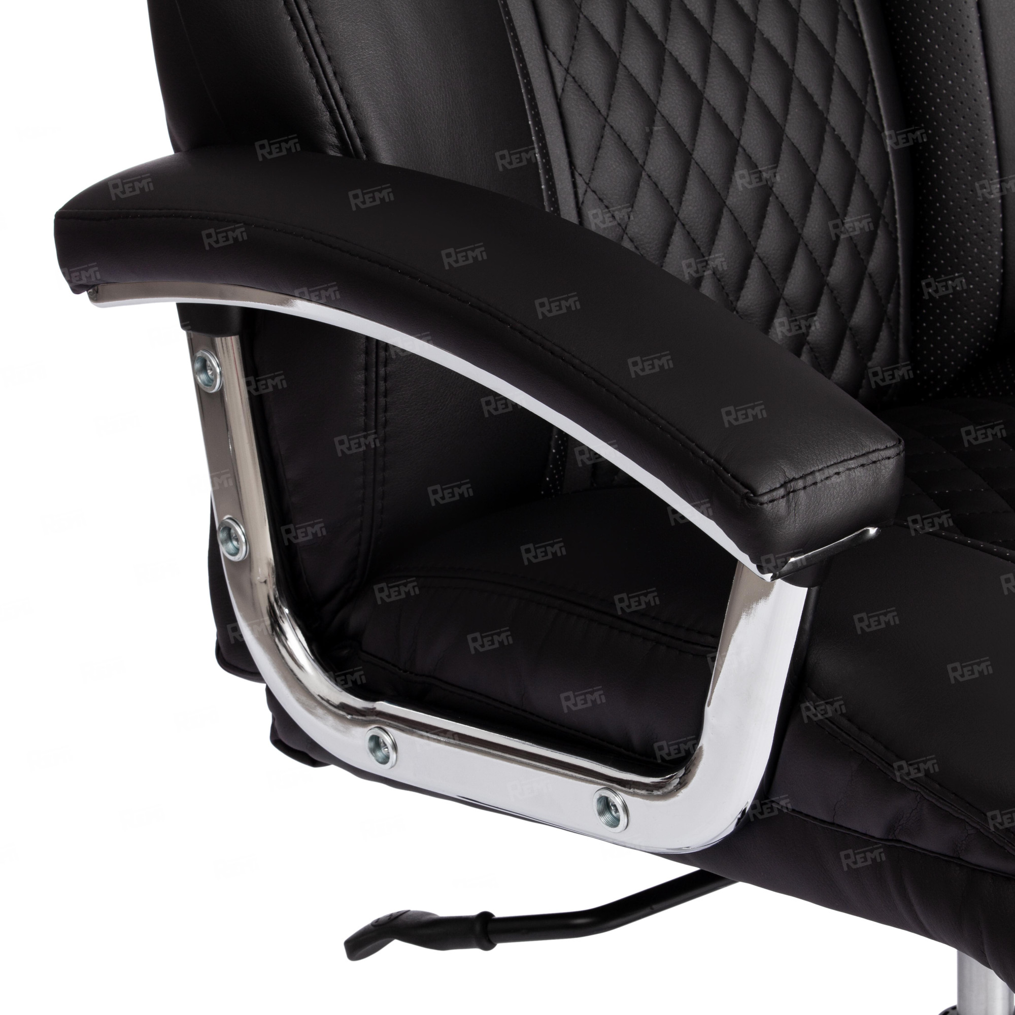 Кресло Trust (max) Черный/Черный, Экокожа (арт. 19891)