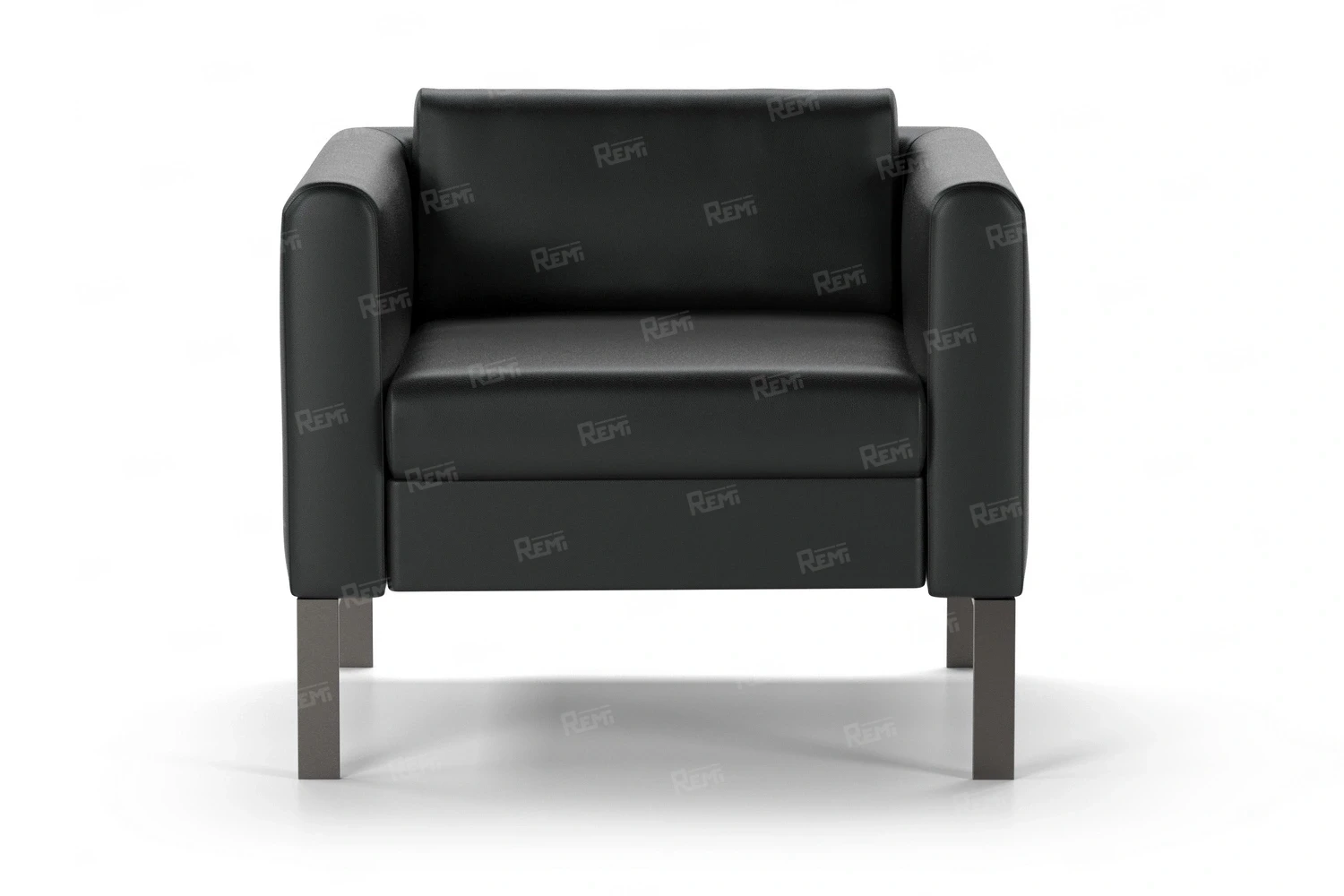 Кресло МОДЕРН на 1 место цвет Черный