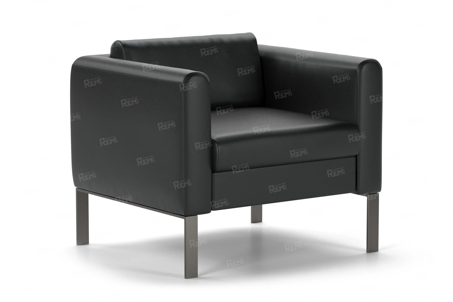 Кресло МОДЕРН на 1 место цвет Черный