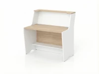 BRL RB083-140х82 Модуль прямой с вырезом, высокий 1400х822х1175 Акация/Белый