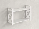 Полка настенная 900x200x500 RM196-90x20 Белый/Белый