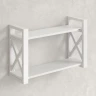 Полка настенная 900x200x500 RM196-90x20 Белый/Белый