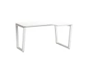 Стол угловой, U-опора, правый 1400x900/1200x750, RM050-14x9-12 Белый/Белый