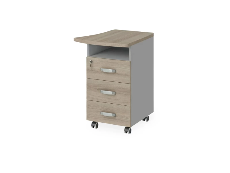 BRL RB086-57х60R Тумба приставная правая 570х600х740 Шорвуд/Серый вулканический