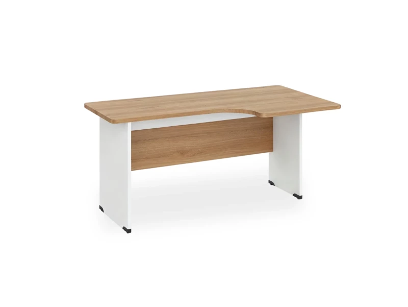 BRL RB085-140х95R Угловое рабочее место правое 1400х950х740 Акация/Белый