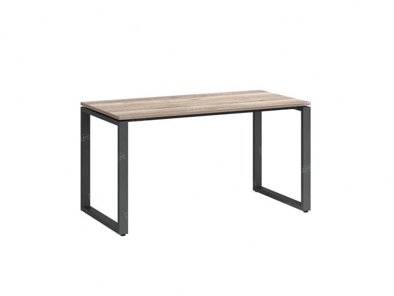 Стол прямой на O-образных опорах 1000x700x750 RM002-10x7 Дуб Маувелла/Серый