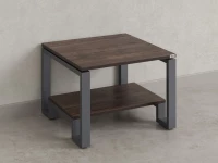 Журнальный стол с полкой 600x700x550 RM181-6x7 Дуб Апрельский шоколад/Серый